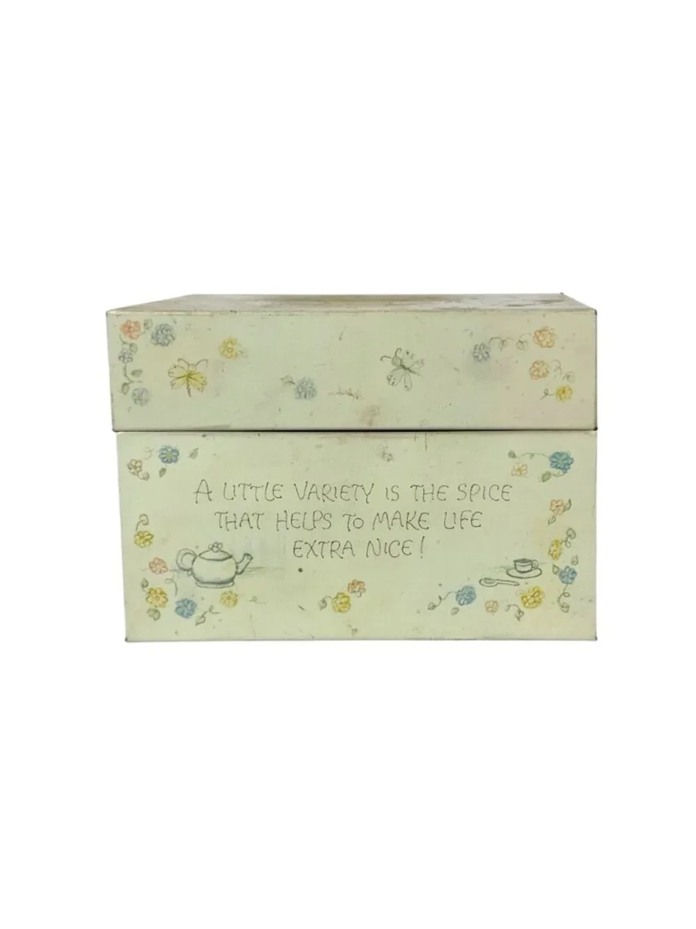 Vintage Hallmark Betsey Clark Metal Recipe Box 200+ Handwritten Typed Clipped